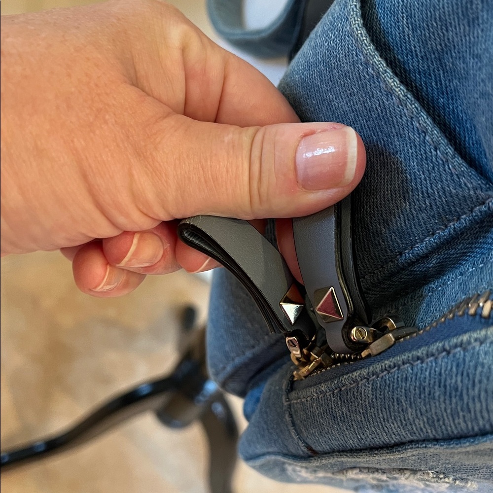 Valentino Denim Butterfly Backpack - Picture 7 of 16